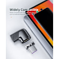 Miniatyrbilde 9 av 9: 100W/5A Magnetisk USB-C-adapter hurtiglading svart