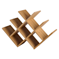 Miniatyrbild 1 av 3: Bamboo Wine Rack for 8 Bottles with Stylish and Natural Design