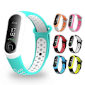 Miniatyrbilde 3 av 5: TPU-reim for Xiaomi Armbånd 3, Sportsarmbånd, Mesh Dobbel Farge, Moteutskiftning