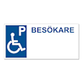 Miniatyrbild 2 av 2: Parkeringsskylt / Varningsskylt Parkering / Trafikskylt - Skylt MultiC