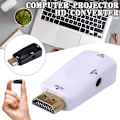 Miniatyrbilde 3 av 10: HDMI-kompatibel hann til VGA hunn adapter Mobil skjermspeilmottaker for projektormonitorer