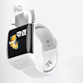 Miniatyrbillede 1 af 5: Smart armbånd 2 i 1 Smart Watch TWS trådløs Bluetooth