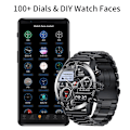 Miniatyrbillede 5 af 6: LIGE Smarture til mænd Smart Watch Bluetooth Opkald Smartwatch Mode Business Ur Nyt Smartband Mand Reloj 360 360