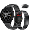 Miniatyrbild 3 av 3: Garmin Fenix 5/6/6 Pro/7 Armband Rostfritt Svart