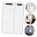 Miniatyrbilde 3 av 5: Magnetisk tavle for kjøleskap, slettbar notatblokk, skrivetavle, whiteboard, A5