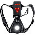 Miniatyrbilde 2 av 9: Løpevest med LED-lys 250 lumen for løping, sykling, vandring, c