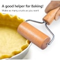 Miniatyrbillede 4 af 5: Lille kagerulle, kagerulle i træ, non-stick pizzarulle, dejrulle