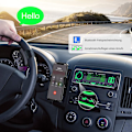 Miniatyrbilde 4 av 5: Bilradio med Bluetooth handsfree-system, 7 farger justerbar belysning, 1 DIN bilradio Bluetooth med USB x 2/AUX/TF MP3-spiller/FM-radio