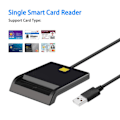 Miniatyrbilde 4 av 5: USB 2.0 Chipkortleser ID SIM-kortleser ID-kortleser bærbar