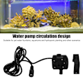 Miniatyrbild 3 av 3: Liten Dränkbar Vattenpump Solcellsdriven DC Batteridriven Cirkulerande Borstlös Mini Fontänpump för Akvarium