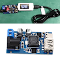 Miniatyrbild 1 av 8: Buck Converter Module DC 8.2-32V Input to DC 3-20V Output QC 3.0 Quick Charging Board for Phone
