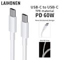 Pikkukuva 4 / 5: 3M pikalatauskaapeli, 2 kpl USB C - USB C -kaapeli PD 60W