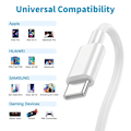 Miniatyrbillede 2 af 7: 2 stk 2m hurtigopladningskabel USB-C til USB-C