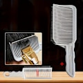Miniatyrbilde 4 av 5: 3-delt Profesjonelt Hårsaks-kammsett - Holdbare ABS-plastkammer med Presisjons Barber Fade Guide for Styling, Teksturert, Krøllete og Bølgete (FMY)