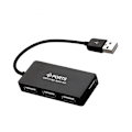 Miniatyrbild 1 av 2: USB 2.0 Hub 4-port Svart