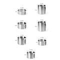 Miniatyrbilde 7 av 9: Rustfri Mousse Kake Ringer Form Lett å rengjøre Tiramisu Å lage form for bakeelskere