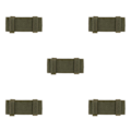 Miniatyrbillede 2 af 5: 1/2/3/5 Moral Patches Board Display Til MOLLE Fastgørelse til Army Grøn