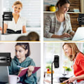 Miniatyrbilde 7 av 7: \"licheers Nettbrettstativ Justerbart Nettbrettholder med 10X Stabil Base, Høydejusterbar Nettbrettholder/Mobiltelefonstativ Kompatibel med 4''-12,9''\"