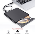 Pikkukuva 2 / 5: Ulkoinen USB 2.0 Optinen Asema Soitin Hopea