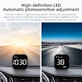 Pikkukuva 2 / 5: Digitaalinen GPS-nopeusmittari, VEESA Auto Universal HUD Head Up Display, GPS Smart Gauge Nopeusmittari