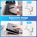 Miniatyrbillede 2 af 5: Tastaturstativ Computer Akryl Tastaturstativ til Skrivebord Klar Tastaturholder til Of[HK]