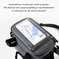 Miniatyrbillede 2 af 4: Lruvdox cykelstyrtaske med styradapter til cykler og elcykler, 5L front cykelkurv vandtæt styrtaske e-cykel med