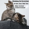 Miniatyrbild 7 av 8: Hushållsskärbar självhäftande kattskrapmatta Reptålig soffa Skyddsdyna Kattungar tillbehör Mörkblå