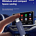 Pikkukuva 3 / 5: För CARLINKIT Mini SE Pro Langaton CarPlay Android Auto Auto Päivitys USB-A Type-C Kaksoisporttisovitin