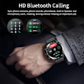 Miniatyrbillede 4 af 6: LIGE Smarture til mænd Smart Watch Bluetooth Opkald Smartwatch Mode Business Ur Nyt Smartband Mand Reloj 360 360