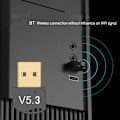 Pikkukuva 4 / 5: PULMCheerger Bluetooth 5.3 EDR USB-sovitin PC-vastaanottimelle - Tra blackA one-size