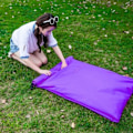 Miniatyrbilde 5 av 7: Luftsofa / LayBag med solbeskyttelse - Oppblåsbar