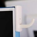 Miniatyrbillede 5 af 6: Selvklæbende hovedtelefonholder til montering på computerskærm, sort