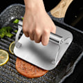 Miniatyrbillede 8 af 10: Smashjern 100% Rustfrit Stål - Hamburgerpresse til Grill og Komfur