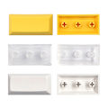 Miniatyrbilde 8 av 11: DSA 2U Keycap Sett PBT Blanke Keycaps DSA Profil 2U Høyde Keycap Sett for spill Mekanisk tastatur 10stk