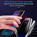 Miniatyrbilde 4 av 8: Trådløs billader, 15W hurtiglading bilmonteringslader Auto-Clamping Air Vent Telefonholder Kompatibel med IPhone 11Pro/Max/XR/11/X/8, Samsung