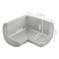 Miniatyrbild 4 av 5: 4-Pack - Corner Protectors for Tables / Edge Guards - Child Safety