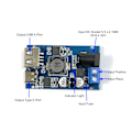 Miniatyrbild 7 av 8: Buck Converter Module DC 8.2-32V Input to DC 3-20V Output QC 3.0 Quick Charging Board for Phone