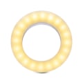 Miniatyrbillede 6 af 6: Ringlampe (LED) med nem montering for at få professionelle selfies og videoopkald, med justerbar lysstyrke og farveskift