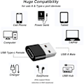 Miniatyrbillede 2 af 5: USB-adapter - USB type A (hane) til USB-C (hona) - USB 3.1