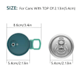 Miniatyrbild 4 av 4: Reusable Can Lids With Straws