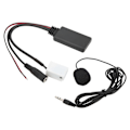 Miniatyrbillede 3 af 8: Bluetooth 5.0 AUX i linje stereolydadapter Erstatning for RCD310 RCD510 RNS510 med mikrofon