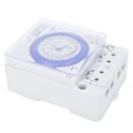Pikkukuva 4 / 8: TB‑388 24 tunnin aikakytkimen ohjelmoitava kvartsikäyttöinen askelmoottori-ajastin AC100‑240V 50/60Hz