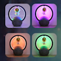 Miniatyrbilde 3 av 8: Bluetooth Høyttaler RGB Lys Berøringsjustering 360 Graders Surround Magnetisk Levitering Astronaut Høyttaler 598B Gull