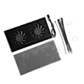 Miniatyrbild 5 av 8: GPU Bakplåtskylare Aluminiumlegering Snabb Kylfläns 4 Pin Bakplans Minneskylare för RTX3090 3080 3070