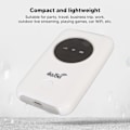 Miniatyrbild 3 av 5: 4G LTE USB WiFi-modem 300 Mbps Upplåst 5G WiFi SIM-kortsplats Inbyggt 3200 mAh Trådlös Bärbar WiFi-router