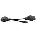 Pikkukuva 4 / 8: Diagnostiikka-adapterikaapeli 12-nastainen OBD1 - 16-nastainen OBD2 20cm/7.9in Sopii Mitsubishiin