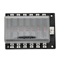 Miniatyrbillede 8 af 8: Universal 1 i 12 ud sikringsholder elektrisk sikringsboks 10‑32V med LED-advarselsindikatorer til bilbåd autocamper