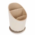 Miniatyrbillede 7 af 8: Køkkenredskabs Holder Opbevaringsstativ til Spisepinde, Skeer og Mere - Beige