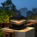 2-pack solar lights (fits posts and post caps) black_qq