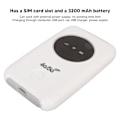 Miniatyrbild 5 av 5: 4G LTE USB WiFi-modem 300 Mbps Upplåst 5G WiFi SIM-kortsplats Inbyggt 3200 mAh Trådlös Bärbar WiFi-router